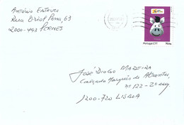 Portugal Cover Panda Channel Stamp - Storia Postale