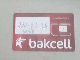 Azerbaijan-SIM CARD-BAKCELL-(5)-(89994550060115488583)-(look Out Side Foto)+1card Prepiad Free - Azerbaigian