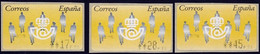 SPAIN 17pta, 25pta And 45pts Figures/yellow Labels MNH  @S4132 - Frankeermachines (EMA)