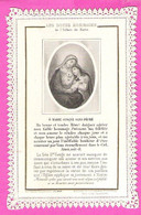 Image Pieuse Style Canivet Holy Card LEs 12 Hommages De L'Enfant De Marie Du Réveil à La Consécration - Andachtsbilder