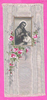 Image Pieuse Holy Card En Soie Imprimée Pour Un Souvenir De 1ère Communion 1933 - Images Religieuses