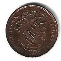 *belguim 2 Centiemes 1902 Dutch    Xf+ Full E In Cent  Xf+ - 2 Cent