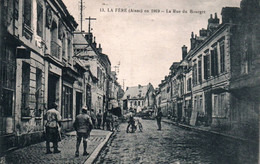 14253   LA FERE En 1919 La Rue Du Bourget ( Animation)  (Recto-verso) 02 - Fere En Tardenois