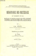 Résistance Des Matériaux Et éléments De La Théorie Mathématique De L'élasticité - Nouveau Tirage - Collection Encyclopéd - Bricolage / Technique