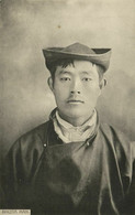 Bhutan, Native Bhutia Man With Hat, Costumes (1910s) Postcard - Butan