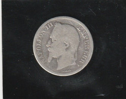 2 FRANCS ARGENT  NAPOLÉON III / 1867 A / GRAVÉE BARRE / RAMEAUX LONGS - 2 Francs