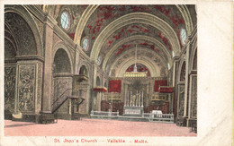 CPA St Jhon's Church - Valletta - Malta - Malte