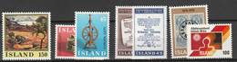 Iceland 1976 Year Complete MiNr. 513-519 Yv. 466-472 MNH** Postfris - Komplette Jahrgänge