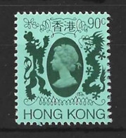 HONG KONG...QUEEN ELIZABETH II...(1952-22.)...." 1982.."......90c.....SG479.........MNH... - Unused Stamps