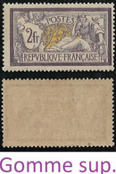 France Merson N°122* Violet Et Jaune, Cote 1000€ - 1900-27 Merson