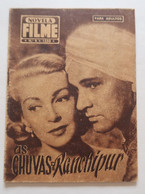 Portugal Revue Cinéma Movies Mag 1956 The Rain Came Lana Turner Richard Burton As Chuvas De Ranchipur India Inde - Cinema & Televisione