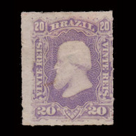 BRAZIL.1878-9.PEDRO II.20r.SCOTT 20.MNG.ROULETTED - Unused Stamps