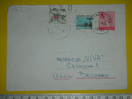 R,Yugoslavia Stationery Cover,Bosnia,Republika Srpska Provisorium Letter,Banja Luka Postal Seal,civil War RS Stamps,rare - Cartas & Documentos