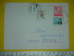 R,Yugoslavia Stationery Cover,Bosnia,Republika Srpska Provisorium Letter,Pale Postal Seal,civil War RS Stamps,rare - Covers & Documents