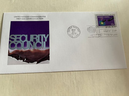 (2 L 23) United Nations Security Council FDC - 1977 (2 Covers) - FDC