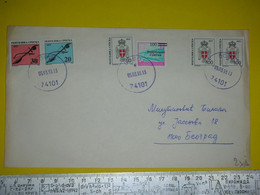 R,Yugoslavia,cover,Bosnia,Republika Srpska Provisorium Letter,Doboj Postal Seal,civil War RS Overprinted Stamps,rare - Lettres & Documents