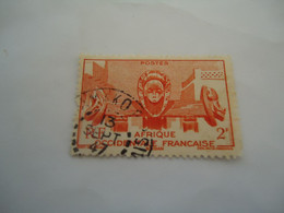 AFRIQUE OCCIDENTALE  FRANCE  USED   STAMPS MOMUMENTS  SUDAN  WTH POSTMARK - Otros & Sin Clasificación