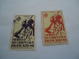 AFRIQUE OCCIDENTALE  FRANCE  USED   STAMPS 2 SOLDIER - Andere & Zonder Classificatie
