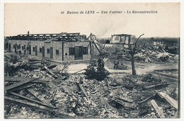 CPA - LENS (Pas De Calais) - Ruines De Lens - Rue Pasteur - La Reconstruction - Lens