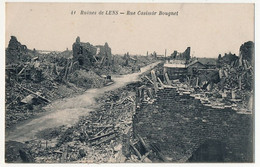 CPA - LENS (Pas De Calais) - Ruines De Lens - Rue Casimir Bougnet - Lens