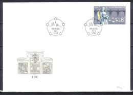 Tchéque République 1993 Mi  4, Envelope Premier Jour (FDC) - FDC