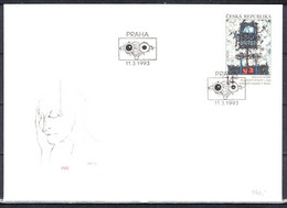 Tchéque République 1993 Mi  5, Envelope Premier Jour (FDC) - FDC
