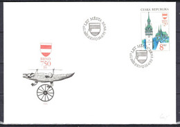 Tchéque République 1993 Mi  9, Envelope Premier Jour (FDC) - FDC