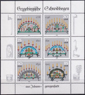 DDR 1986 Mi-Nr. 3057/62 Kleinbogen ** MNH - 1981-1990