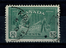 Ref 1569 - 1946 Canada  50c Peace Issue  - Fine Used Stamp SG 405 - Usati