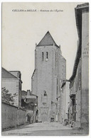 CPA - CELLES SUR BELLE - AVENUE DE L'EGLISE - COLLECTION QUINTARD - Celles-sur-Belle