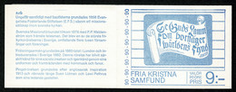 Ref 1572 - 1978 Sweden Stamp Booklet - (H306) Scott 1241a, 90ore Communion Booklet - 1951-80