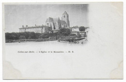 CPA - CELLES SUR BELLE - L'EGLISE ET LE MONASTERE - H. B. - Celles-sur-Belle