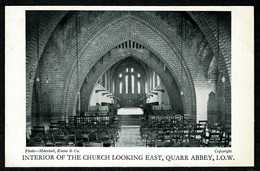 Ref 1575 -  Early Postcard - Interior Of Quarr Abbey Church - Isle Of Wight - Autres & Non Classés