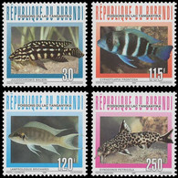 1082-1085** (BL137) - Poissons V / Vissen V - BURUNDI - Unused Stamps