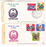 Croix Rouge - République Du Congo - Lettre De 1966 - Oblit Kinshasa - Soldats - Drapeaux - - Lettres & Documents