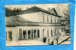 CARCES -Le Groupe Scolaire -entrée Animée-a Voyagé En 1912 édition Pélépol- - Carces