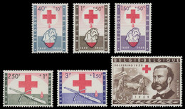 1096/1101** - Croix-Rouge / Rode Kruis / Rotes Kreuz / Red Cross - Henry Dunant - BELGIQUE / BELGIË / BELGIEN - Henry Dunant