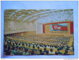 Noord Korea Corée Du Nord Pyongyang Parade Meeting Hall N° 1 (The People's Palace Of Culture) - Corea Del Nord