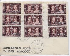 Maroc Anglais - Lettre - Oficinas En  Marruecos / Tanger : (...-1958