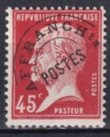 PREOBLITERE PASTEUR - YVERT N°67 ** MNH - COTE = 45 EUR - 1893-1947