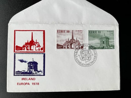 IRELAND 1978 FDC EUROPA CEPT BLANC IERLAND EIRE - FDC