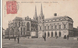 CHOLET. - LEglise  - Le Théâtre - Cholet