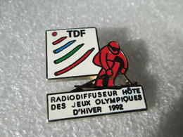 PIN'S   ALBERTVILLE    TDF      JEUX OLYMPIQUES 92  Zamak - Jeux Olympiques