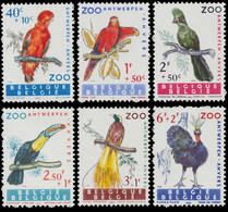 1216/1221** - Zoo D'Anvers / Antwerpse Dierentuin / Antwerpener Zoo / Antwerp Zoo - BELGIQUE/BELGIË/BELGIEN - Cuckoos & Turacos
