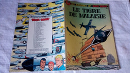 LES AVENTURES DE BUCK DANNY  N°19  "Le Tigre De Malaisie"   1977  DUPUIS   BD SOUPLE  TBE - Buck Danny