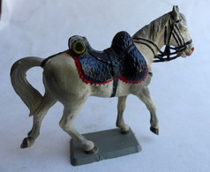 TRES RARE FIGURINE STARLUX EMPIRE CHEVAL C92 (1982) Sans Lancier Trompette Plastique - Starlux