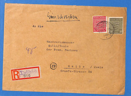 Allemagne Zone Soviétique 1945 Lettre Einschreiben De Delitzsch (G9946) - Zone Soviétique