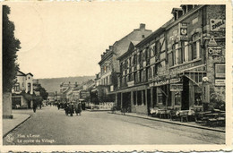 Belgium, HAN-SUR-LESSE, Centre Du Village, Friterie Franco-Belge, Shell (1952) Postcard - Rochefort