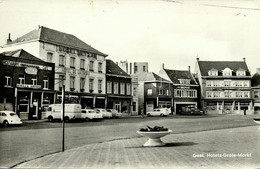 Belgium, GEEL, Grote Markt, Hotels Restaurant, VW Beetle (1971) Postcard, Due To - Geel