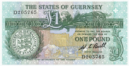 GUERNSEY - 1 Pound ND (1980-89) P48a, UNC. (GUR001) - Guernsey